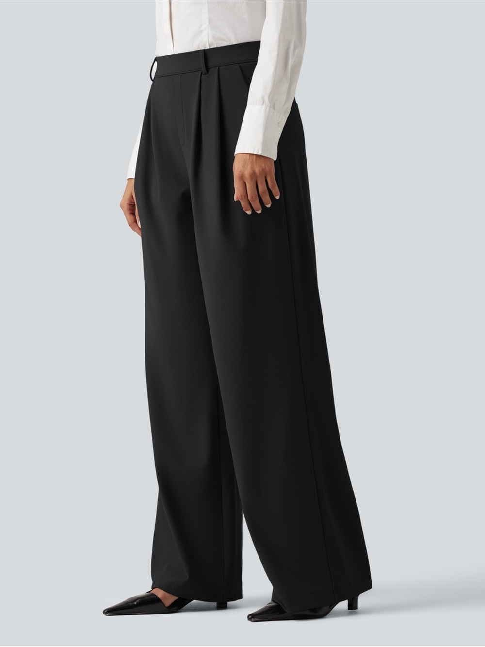 HALARA Flex DayStretch High Waisted Work Pants Black Size Medium